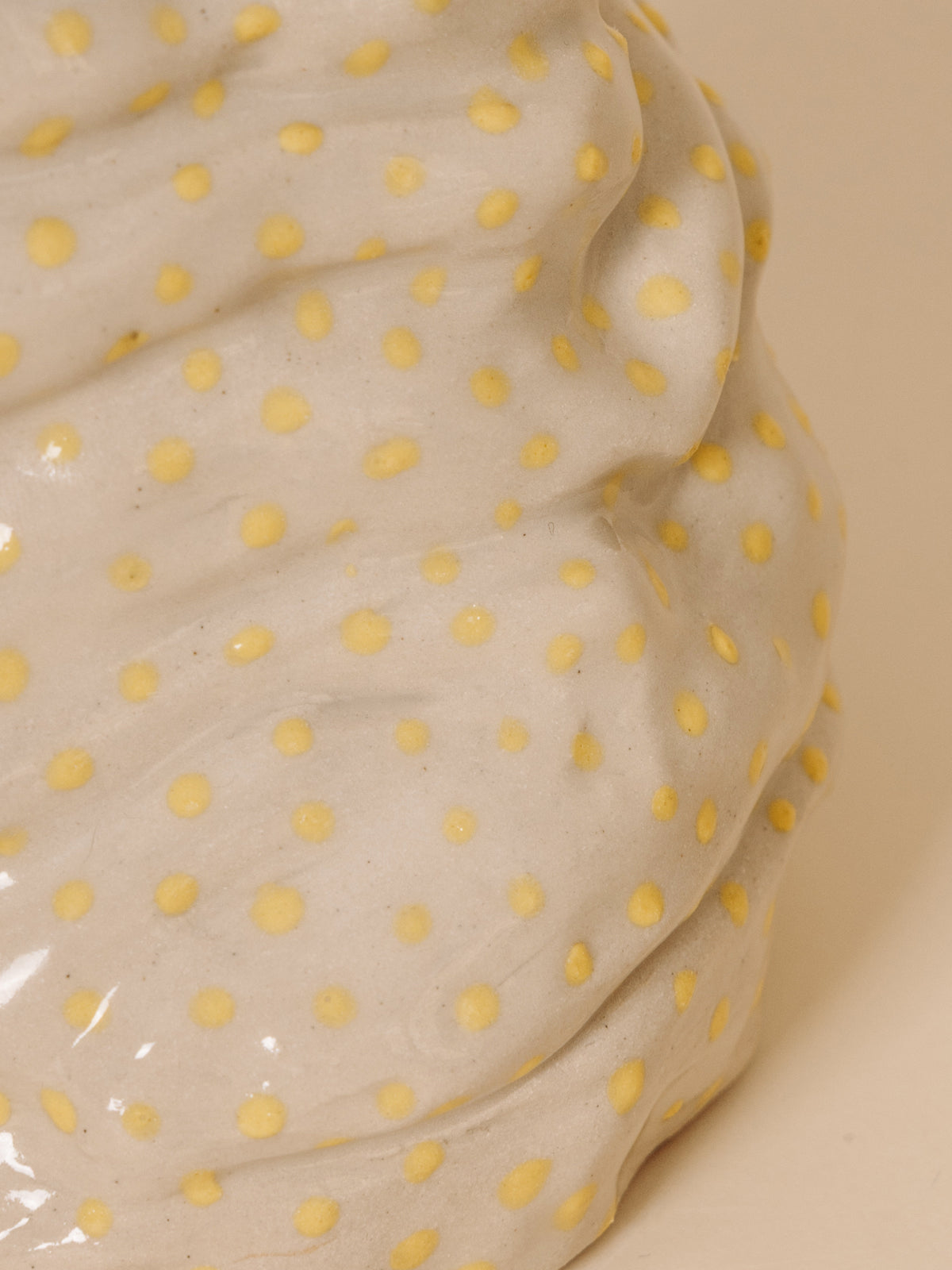 Vase CIRCUS Confettis S YELLOW (pièce unique)